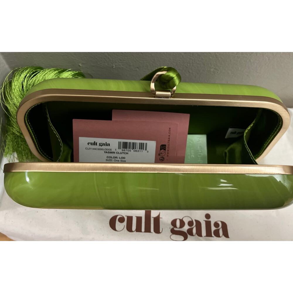 Cult Gaia
small Yasmin tassel-embellished clutch bag - Picture 5 of 10